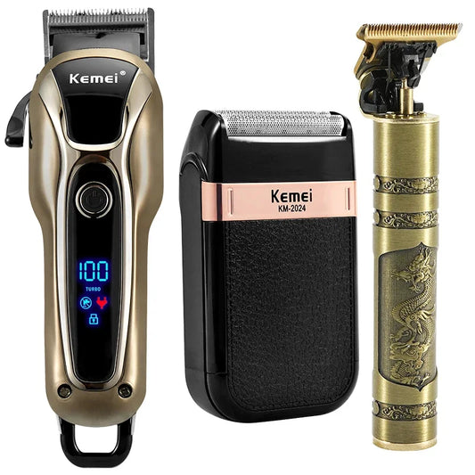 Professional Barber Hair Clipper Rechargeable Electric Finish Cutting Machine