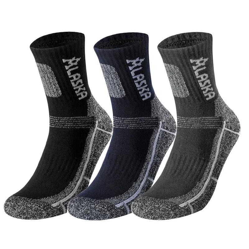 3 Pairs/Set Winter Professional Men's Sports Sock Outdoor Keep Warm Cycling