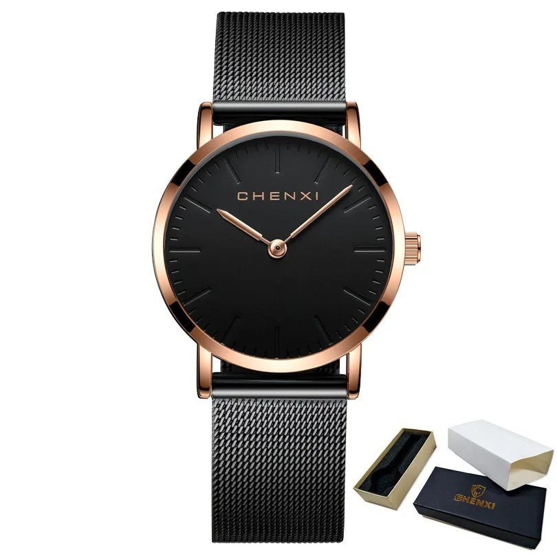 CHENXI Brand Fashion Lovers Wristwatches Women Dress Watches Women Quartz-Watch