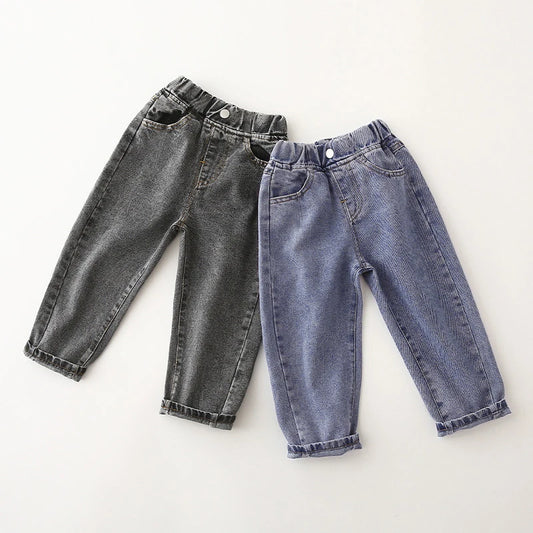 IENENS 2-7y Fashion Boys Casual Jeans Trousers Baby Toddler