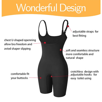 Shapewear Bodysuit for Women Tummy Control Full Body Shaper