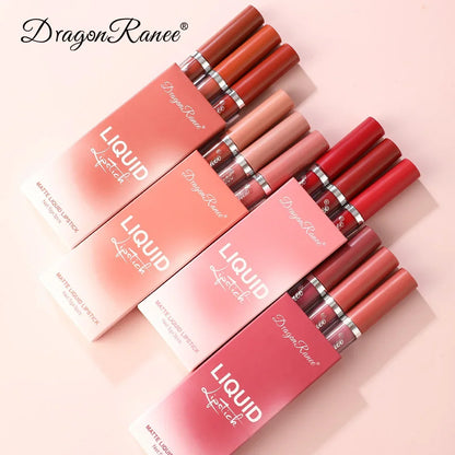 Korean Lipsticks Set Make Up for Women Beauty Cosmetics Matte