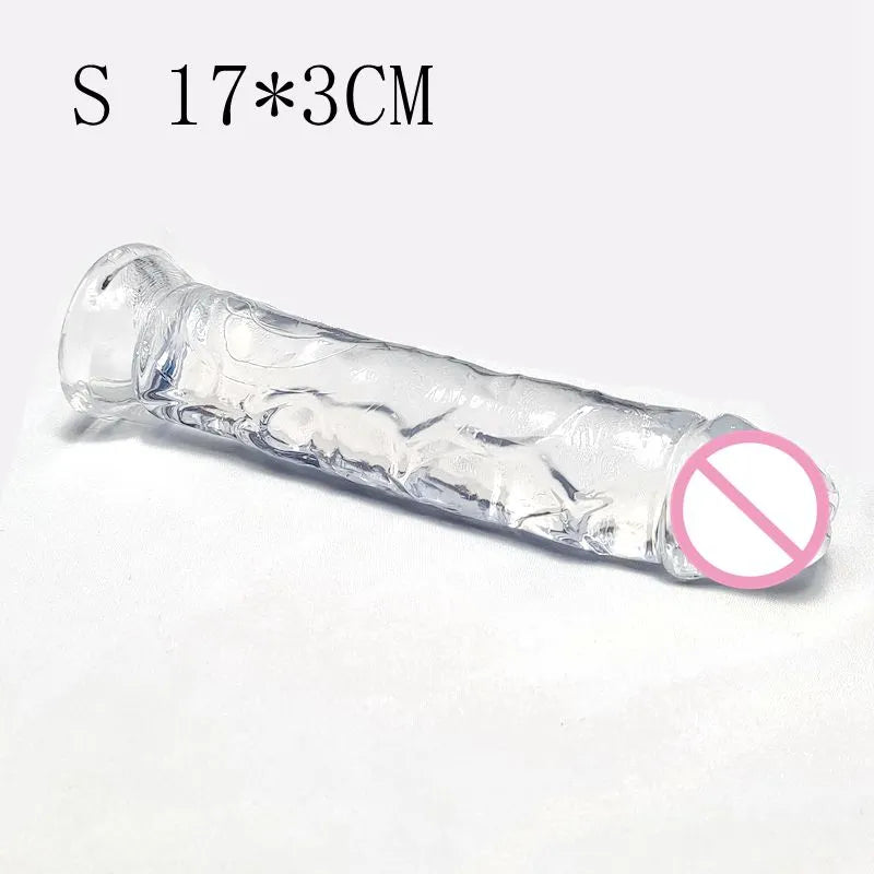 Realistic Dildo With Suction Cup Huge Jelly Dildos Sex Toys for Woman Men