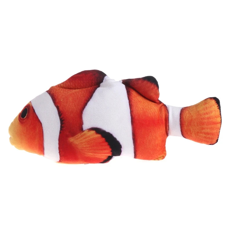 Pet Soft Plush Creative 3D Carp Fish Shape Cat Toy Catnip Fish Stuffed Pillow