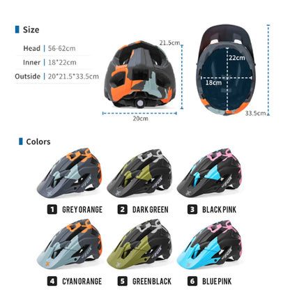 BATFOX DH MTB Helmet Kask Cycling Helmet Road New Bike Helmets Men Women Sports