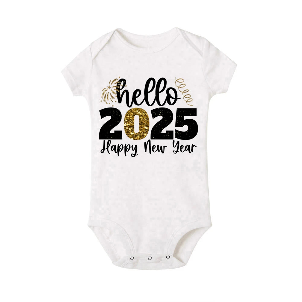 Happy New Year 2025 Baby Bodysuit Inant Romper Boys Girls