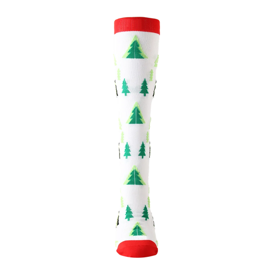 2020 New Christmas Socks Hat Tree Elk Compression Stockings Unisex Relieve