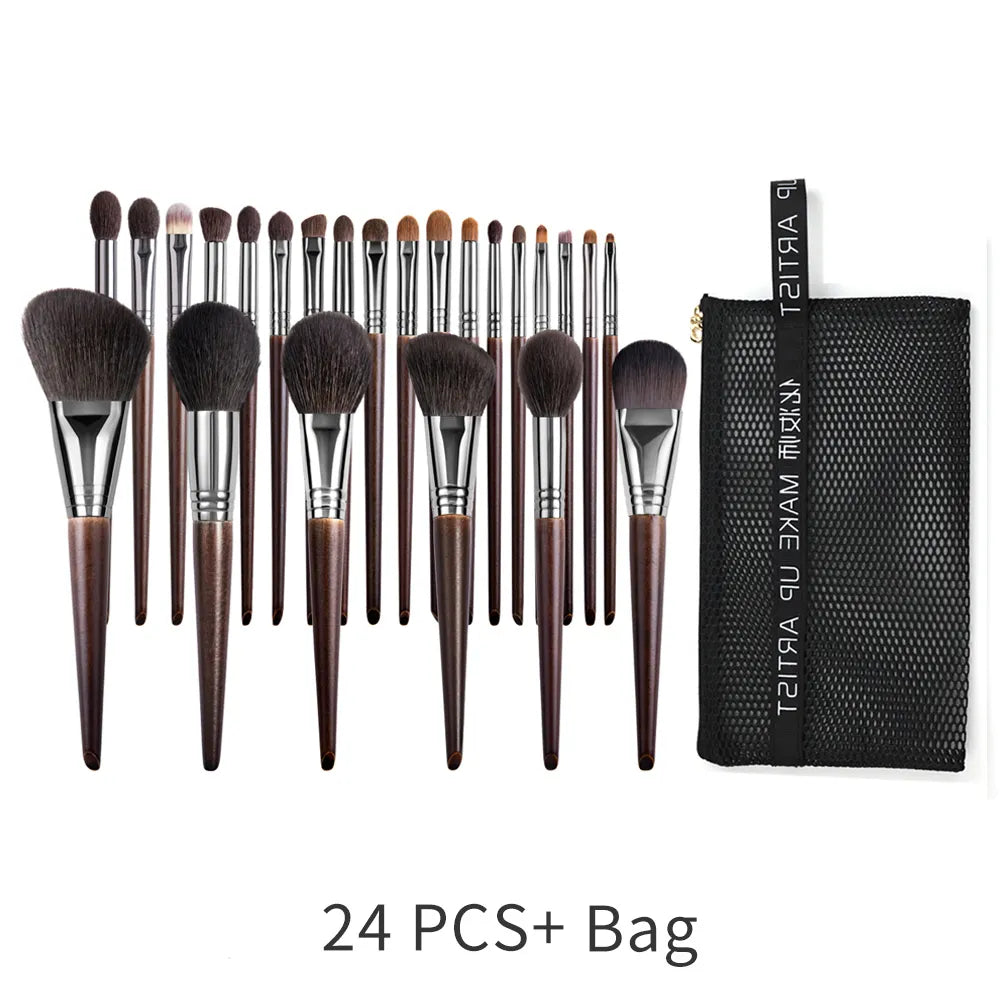 OVW Natural Makeup Brushes Set Eyeshadow Make Up Brush Kit for Makeup