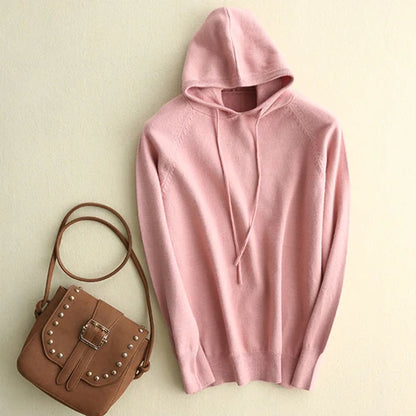 Yellow Hoodies Hooded Sweatshirt Femme Grande Taille Warm Pink Cashmere Hoodie