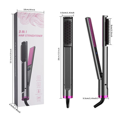 Hot Product Electric Hair Straightener Brush and Hair Comb to Straightener