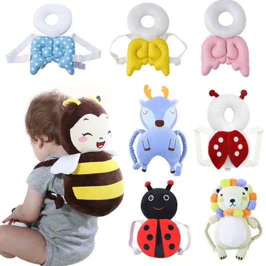 Baby Infant Toddler Newborn Head Back Protector Safety Pad Harness Headgear