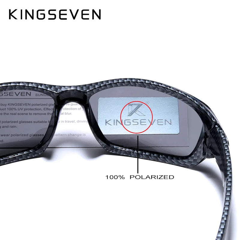 KINGSEVEN Fashion Polarized UV400 Sunglasses Men Cycling Luxury Brand Designer