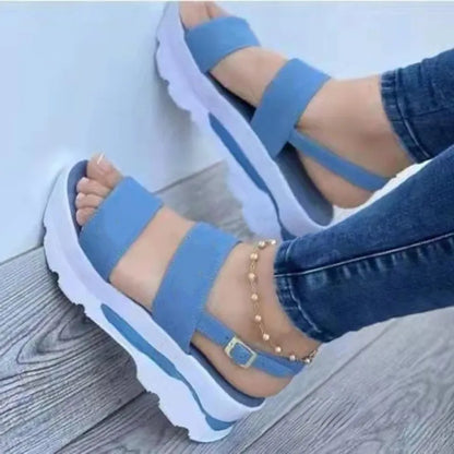 Sandals Woman Summer Fashion Women's Wedge Footwear Female Women's Slipper