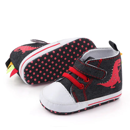 2024 Spring Canvas Shoes for Newborns Baby Shoes Soft Sole