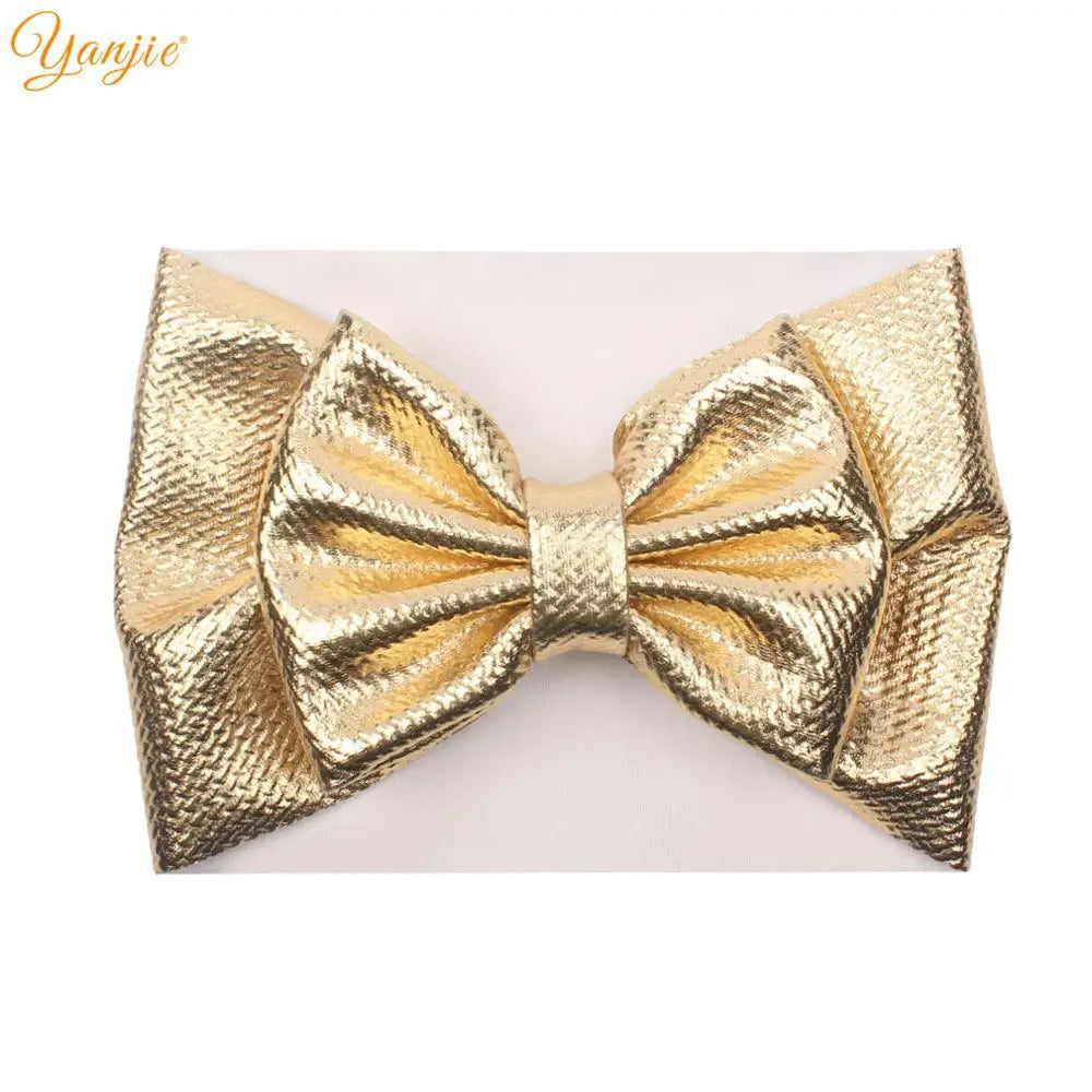 YANJIE 2023 New Turban Fashion 5'' Hair Bows Headband