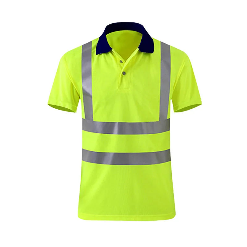 Shirts for Men High Visibility Reflective T-Shirt Long Sleeves Safety Shirt Hi