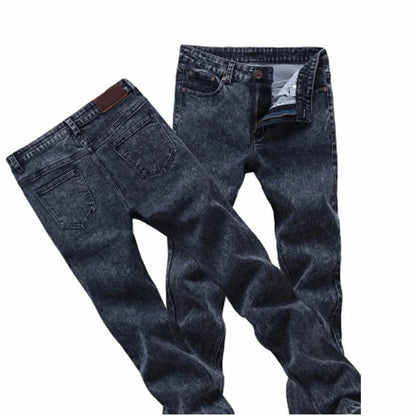 Men's Skinny Jeans Gray/Blue Denim Jeans New Fashion Men Pencil Pants Slim Jeans