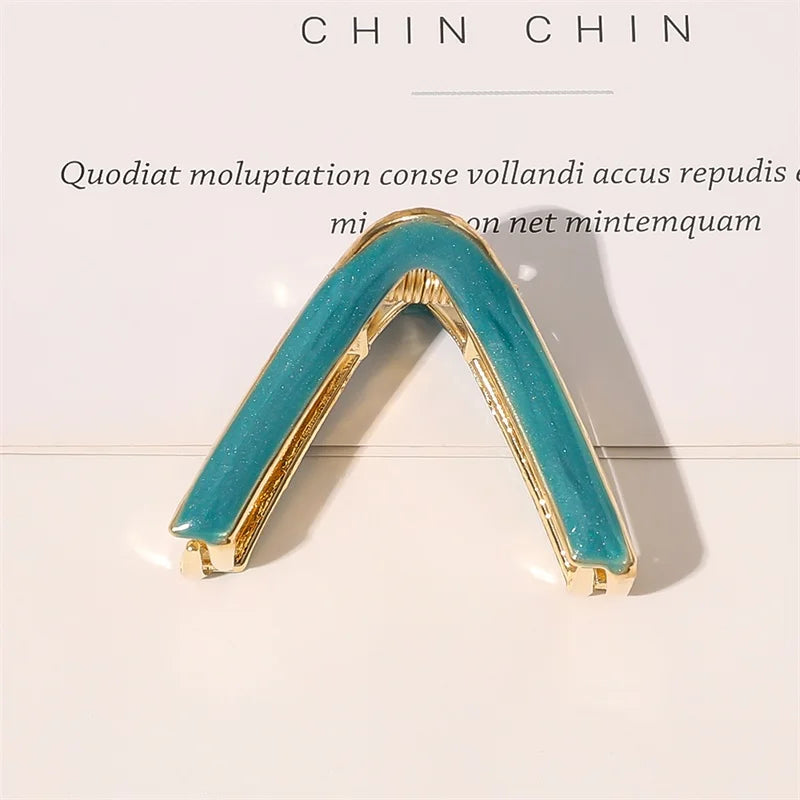 Korean Claw Clip Women Hair Clip Simplicity Elegant Geometric Shape Hair Clips