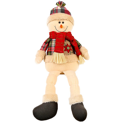 Hot Christmas Decoration Kids Toys Elk Snowman Doll