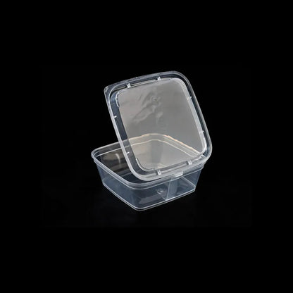 100pcs High Quality Transparent Disposable Pudding Cup Takeaway