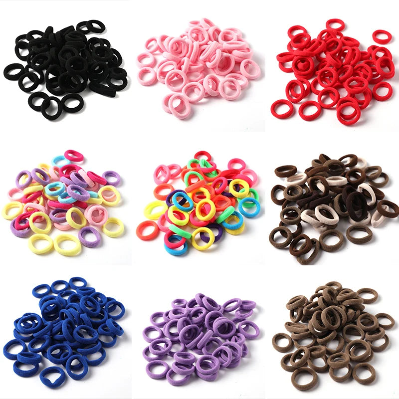 Wholesale 50pcs/Lot Girls 3.0 CM Nylon Elastic Hair Bands Rubbe