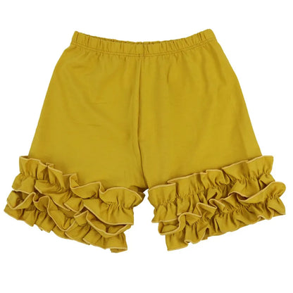 Baby Cotton Ruffle Baby Shorts Toddler Girls Shorts Kids Knit Icing Baby