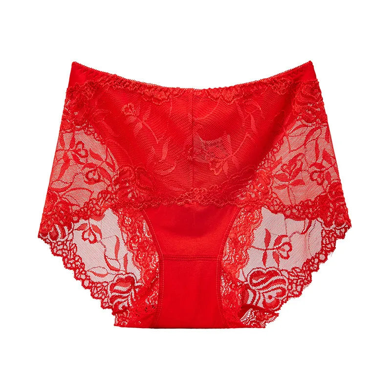 Fashion High Quality Women's Panties Transparent Underwear Women Lace Soft Brief