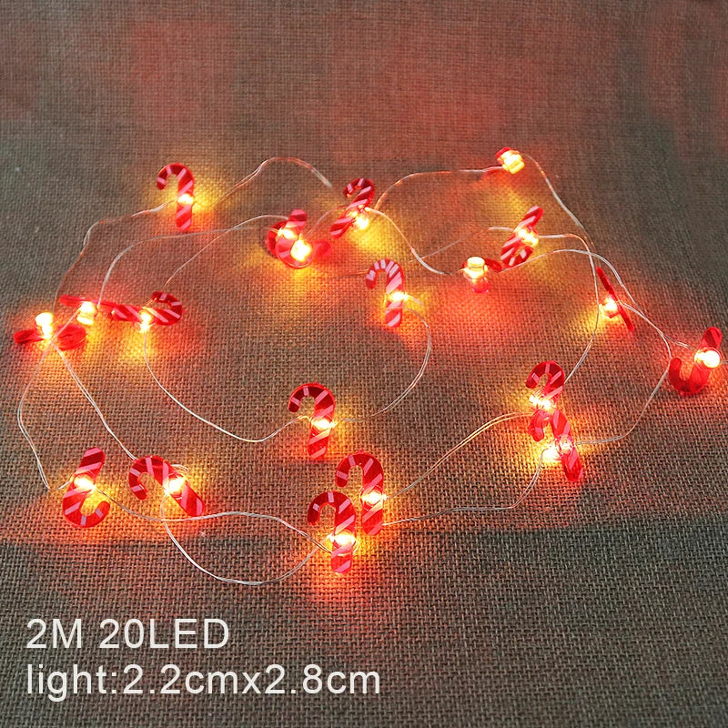 LED Christmas Snowman Lights Strings Christmas Tree Holiday Party Decoration