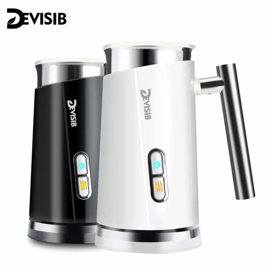 DEVISIB Automatic Milk Frother Electric Hot and Cold for Making Latte