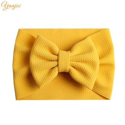 YANJIE 2023 New Turban Fashion 5'' Hair Bows Headband