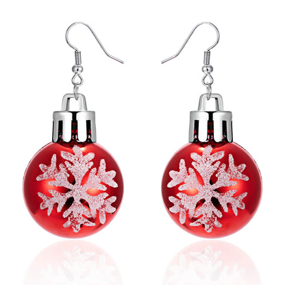 2024 New Fashion Christmas Earrings Creative Christmas Bulb Drop Earring