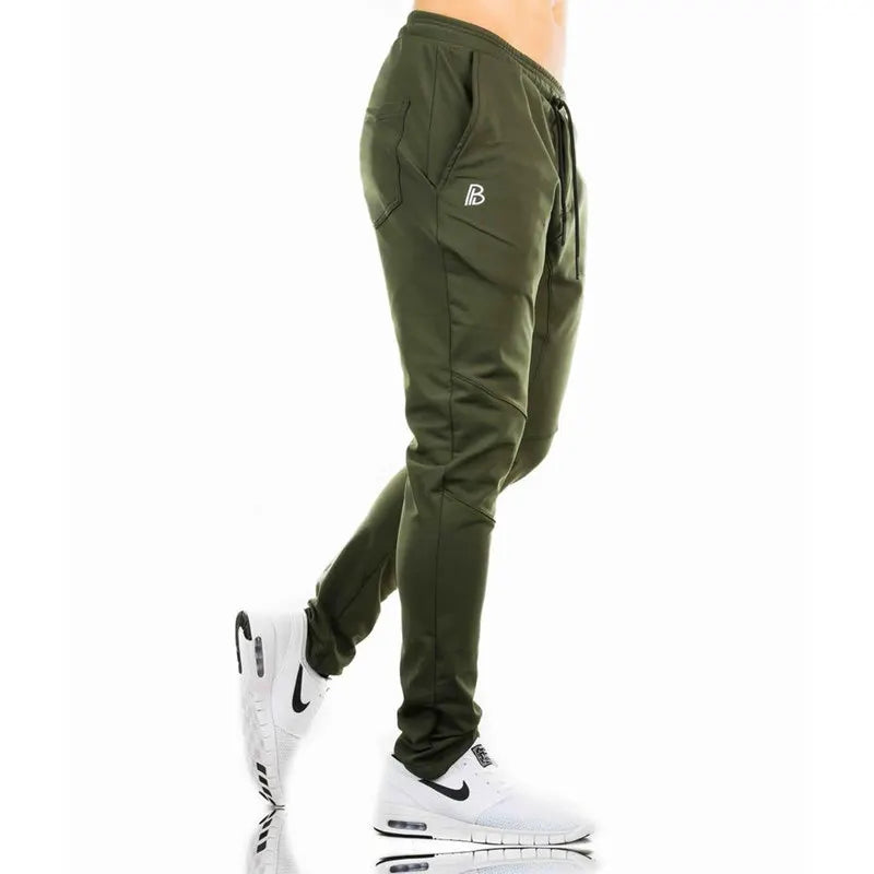 Casual Pants Men Joggers Cotton Sweatpants Gym Fitness Workout Skinny Trousers