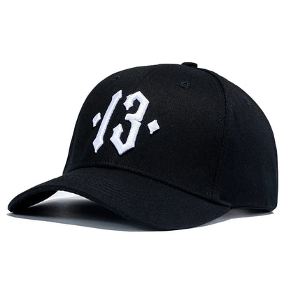 High Quality Number 13 Embroidery Baseball Cap Men Women