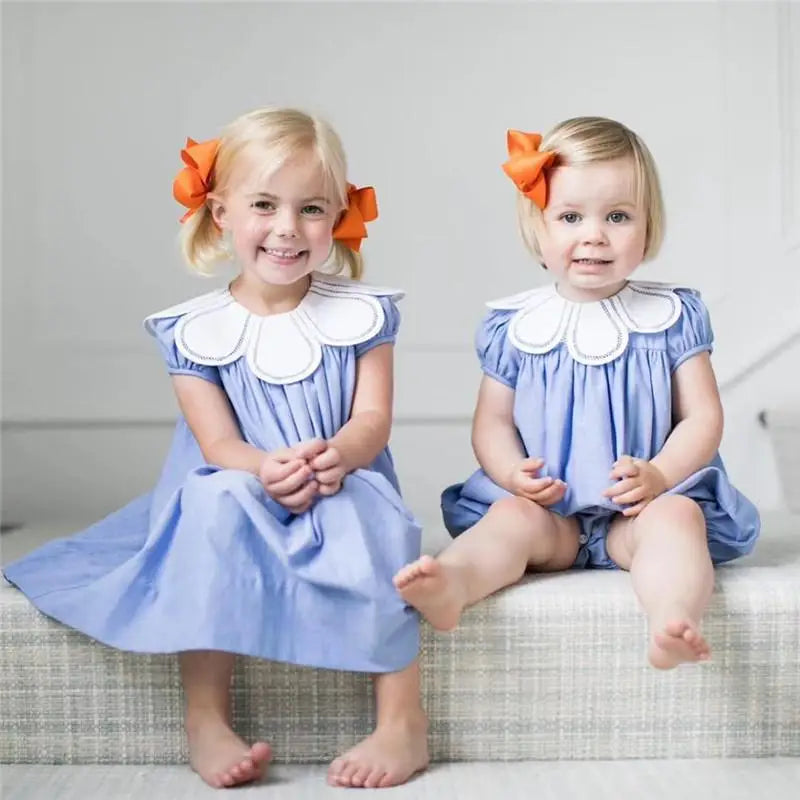 Newborn Baby Girls Dress Kids Cute Spain Clothes Infant Ruffles Boy