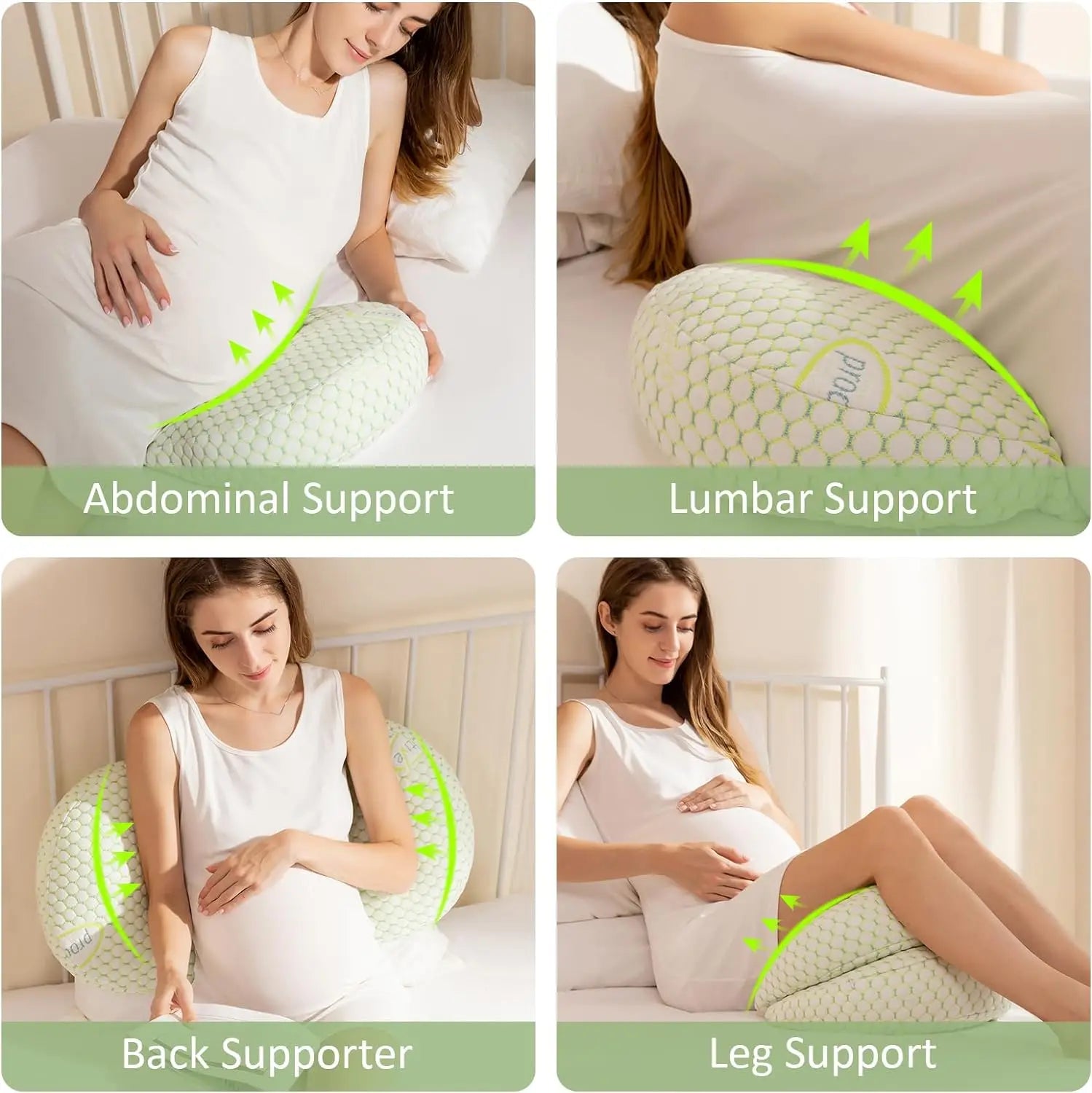 Pregnant Pillow Women Sleeping Support Pillow Cotton U Shape