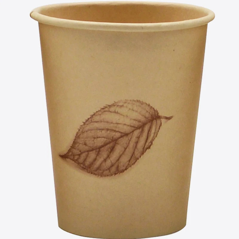 8 Oz Eco Friendly Degradable Paper Cup Disposable Coffee Cup Bamboo Fiber Paper