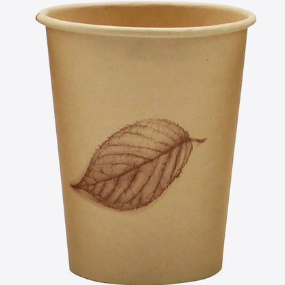 8 Oz Eco Friendly Degradable Paper Cup Disposable Coffee Cup Bamboo Fiber Paper