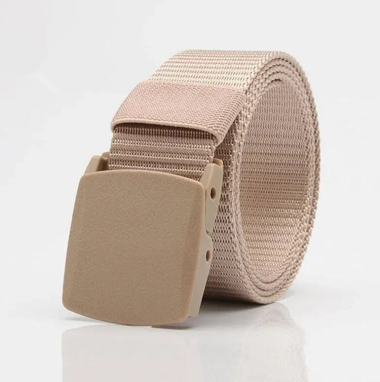 New Children's Belts Plastic Buckle Nylon Boys Children Casual Tactical Belt