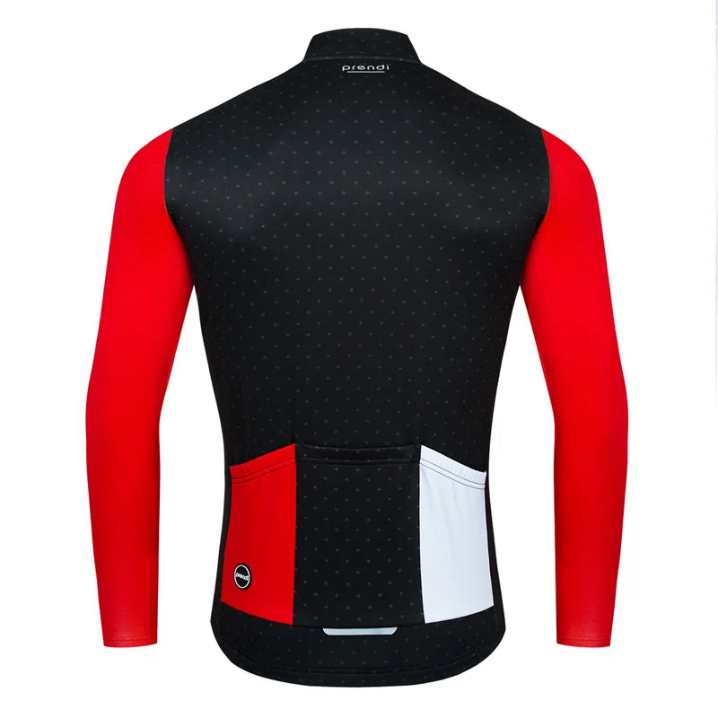 PRENDI Winter Thermal Fleece Men Cycling Jersey