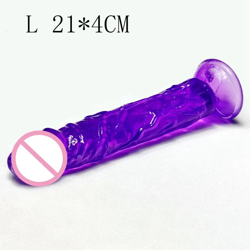 Realistic Dildo With Suction Cup Huge Jelly Dildos Sex Toys for Woman Men