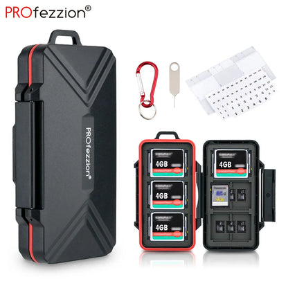 PROfezzion Luxury Durable Memory Card Holder Case Box Organizer Wallet