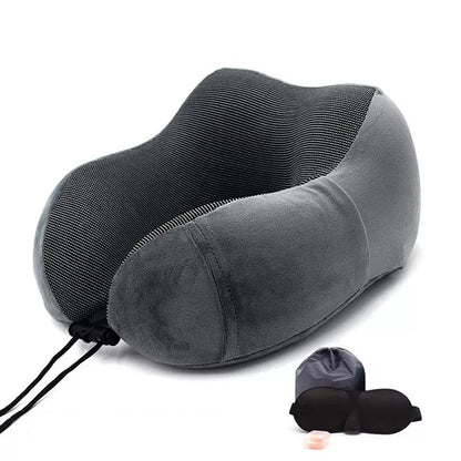 U Shaped Memory Foam Neck Pillows Soft Travel Pillow Massage Neck Pillow