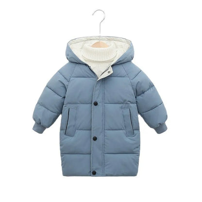 2-12y Kids Down Long Outerwear Winter Clothes Teen Boys Girls