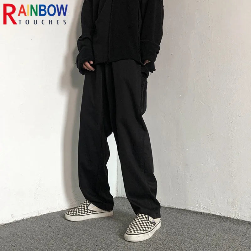 Rainbowtouches 2022 New Men's Cargo Pants Fashion Leisure Sports Wide Leg Style