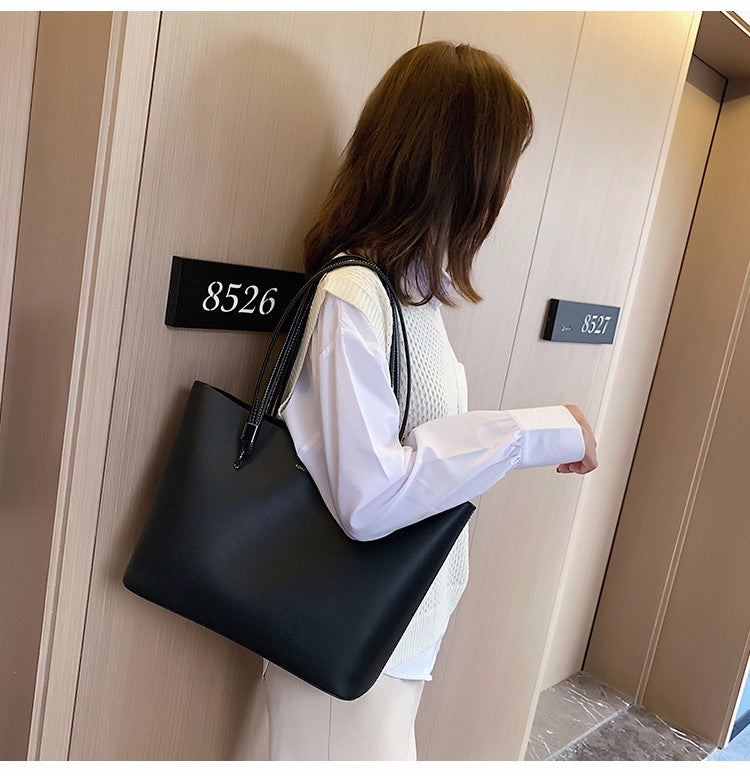 Women PU Leather Large Capacity Elegant Designer Shoulder Bag Messenger