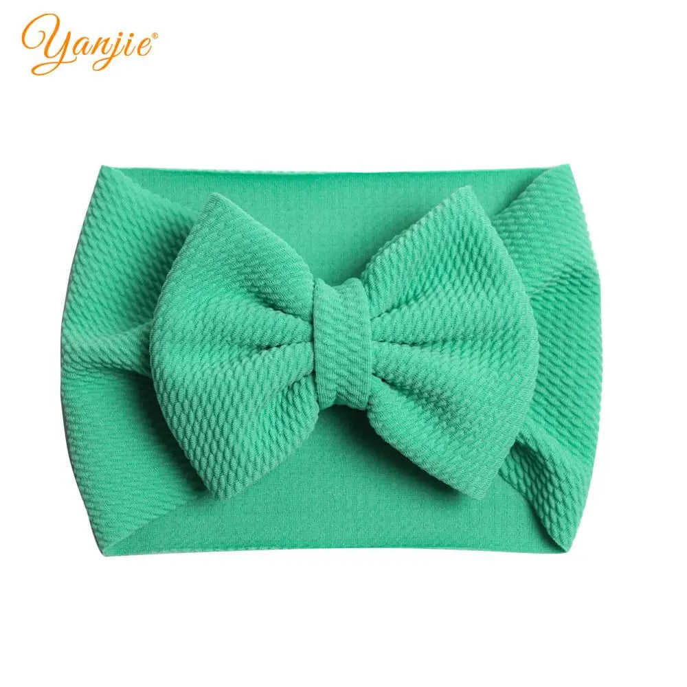 YANJIE 2023 New Turban Fashion 5'' Hair Bows Headband