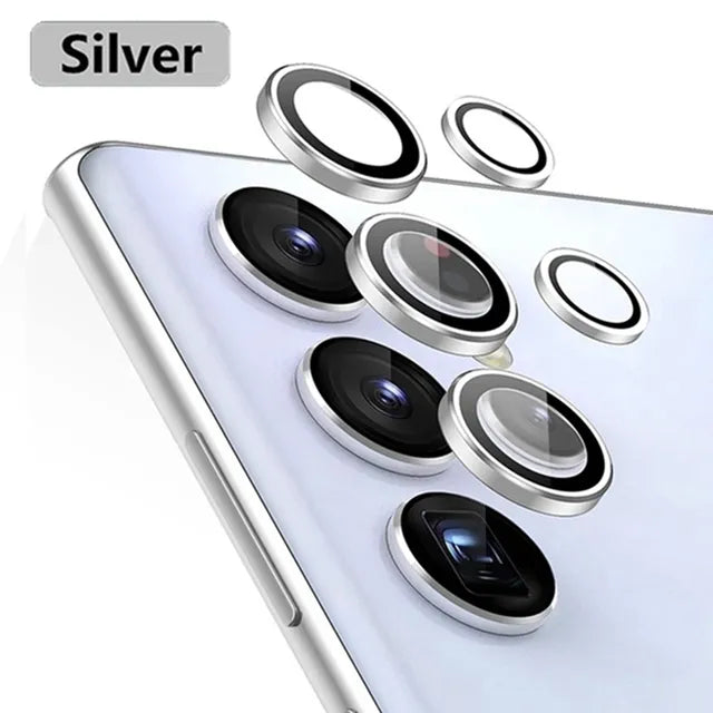 For Samsung S24 S23 Ultra Camera Lens Protector Aluminum Alloy Metal Tempered