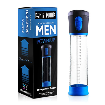 Electric Vacuum Penis Pump Male Penis Enlargement Dick Enhancer