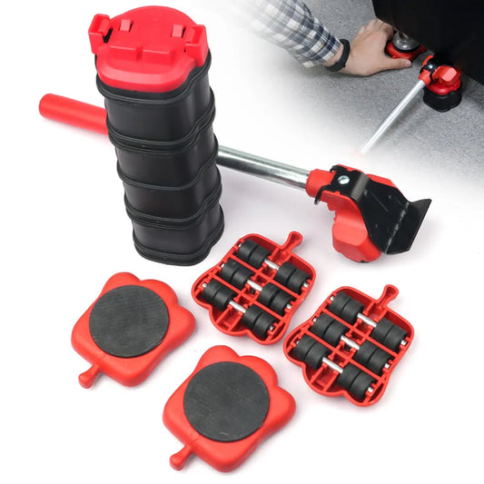 New Heavy Duty Furniture Lifter Transport Tool Furniture Mover Set 4 Sliders