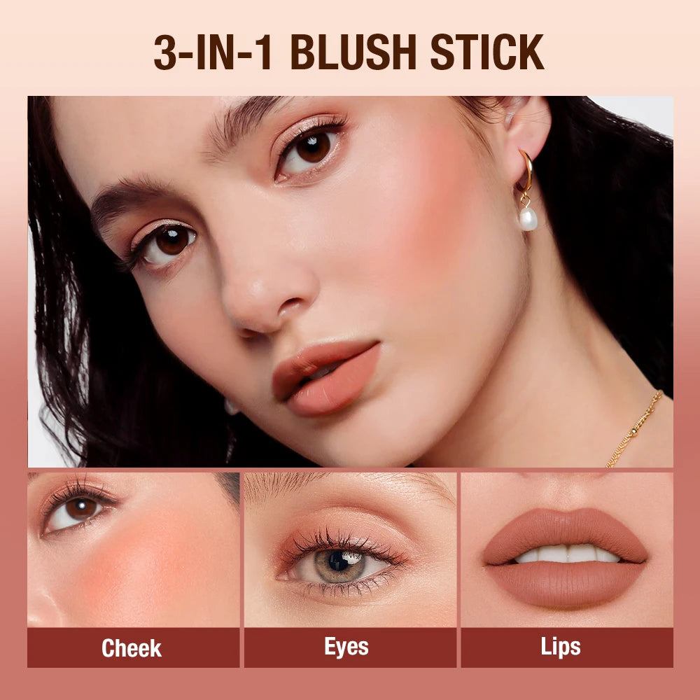 O.TWO.O Lipstick Matte Blush Stick With Shinmer Waterproof Long Lasting